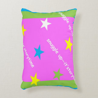 snuggle up - it's storytime pillow accent kussen