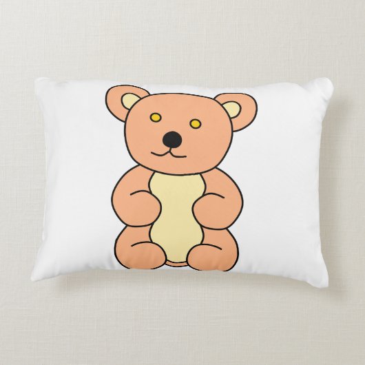 Snuggle-waardig teddybeer accentkussen accent kussen (Achterkant)