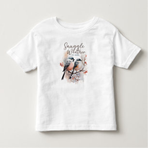 Snuggle weer is hier, vogels op tak kerst kinder shirts