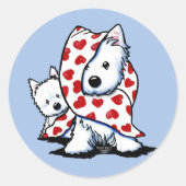 Snuggle Westies Sticker (Voorkant)