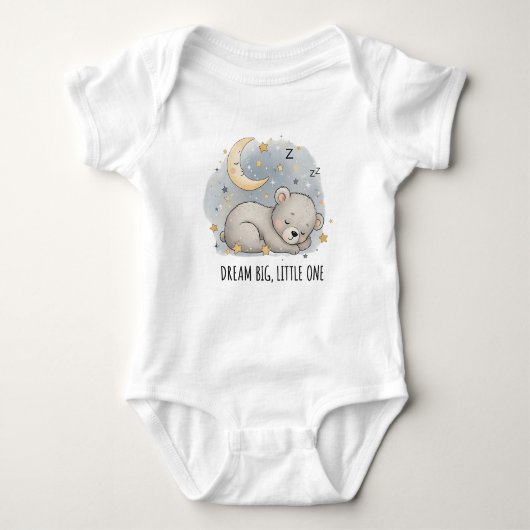 Snuggled Bear Cub - Cozy Den Dream Romper (Voorkant)