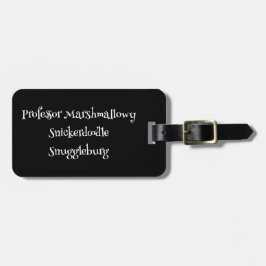 SnuggleNames: aangepast Bagagelabel
