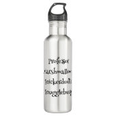 SnuggleNames: aangepaste aluminium waterfles Waterfles (Voorkant)