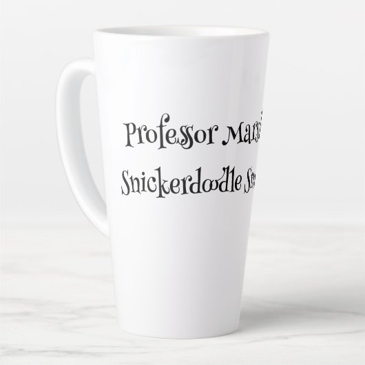 SnuggleNames: aangepaste Mok voor cadeaulatte (Linkerhoek)