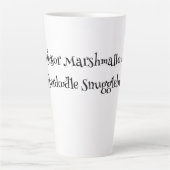 SnuggleNames: aangepaste Mok voor cadeaulatte (Voorkant)