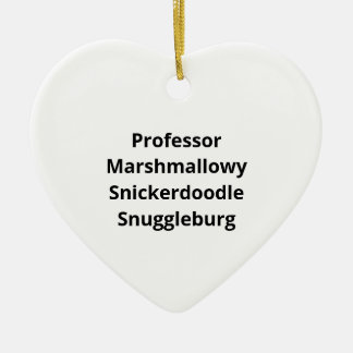 SnuggleNames: Gepersonaliseerde Liefdesnaam Hart K Keramisch Ornament