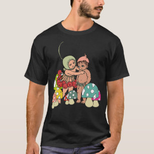 Snugglepot en cuddlepie en paddenstoelen t-shirt
