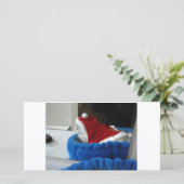 Snuggler is de Poten van de Kerstman Feestdagenkaart (Staand voorkant)