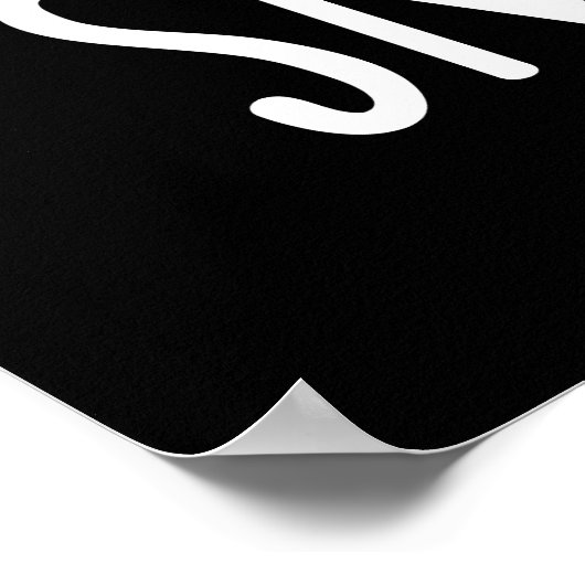 Snuggles Funny Nugget Couple Pun Dark BG Poster (Hoek)