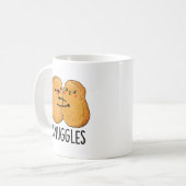 Snuggles Funny Nugget Couple Pun Koffiemok (Voorkant links)