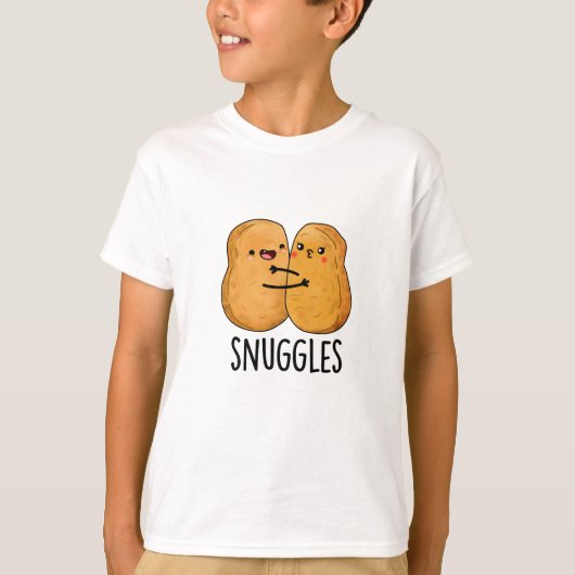 Snuggles Funny Nugget Couple Pun T-shirt (Voorkant)