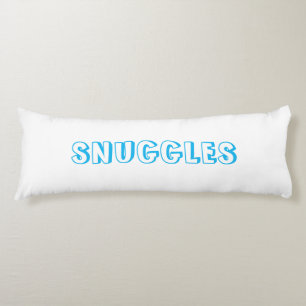 "Snuggles" Licht blauw wit Lichaamskussen
