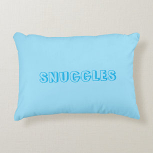 "Snuggles" Lichtblauw Accent Kussen