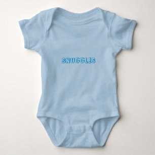 "Snuggles" Lichtblauw Romper