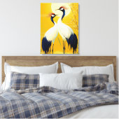 SnuggleSpace – Verzameling Mooie Kunst voor de Kin Canvas Afdruk (Insitu (Slaapkamer))
