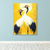 SnuggleSpace – Verzameling Mooie Kunst voor de Kin Canvas Afdruk (Insitu (Houten vloer))