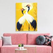 SnuggleSpace – Verzameling Mooie Kunst voor de Kin Canvas Afdruk (Insitu (Woonkamer))