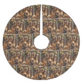 Snuggling Kerstmis Teddy Bears Kerstboom Rok (Voorkant)