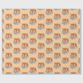 Snuggling Twin Horses Cadeaupapier (Vlak)