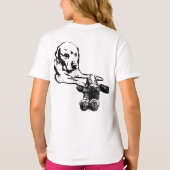 Snuggly Dog & Bear Sketch Tee T-shirt (Achterkant)