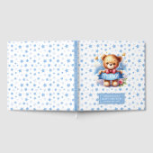 Snuggly Het is een baby shower van een teddybeer Gastenboek (Volledig)