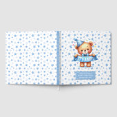 Snuggly Het is een boy teddybeer baby shower keeps Gastenboek (Volledig)