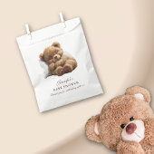 Snuggly Teddy Bear Schattige Baby shower Dank u Bedankzakje