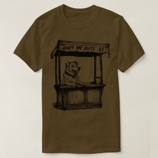 Snuif mijn kont t-shirt (Design voorkant)