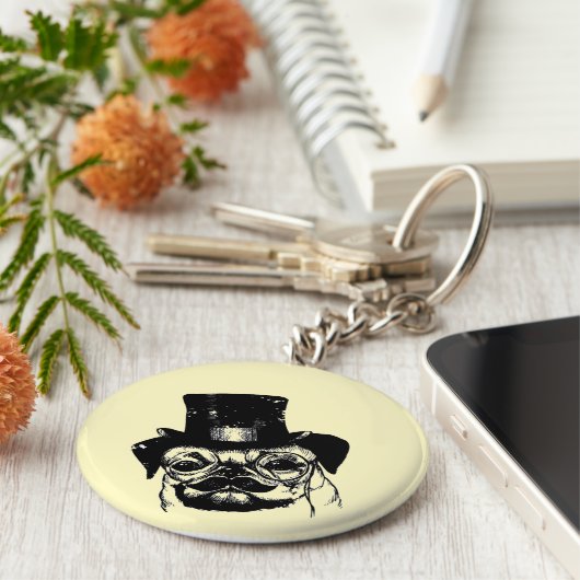 snuitpug sleutelhanger (Zijkant)