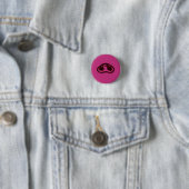 Snuits Badge - Knuffel Varkenssnuits Speld Ronde Button 3,2 Cm (In situ)