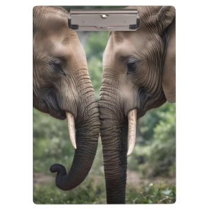 "Snuits tot Snuits: Een Zachte Olifant Omhelzing" Klembord