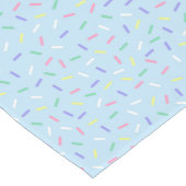 snuitvormend patroonblauw korte tafelloper (Hoek)