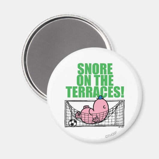Snurken op de terrassen! magneet (Voorkant / Achterkant)