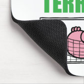 Snurken op de terrassen! muismat (Hoek)