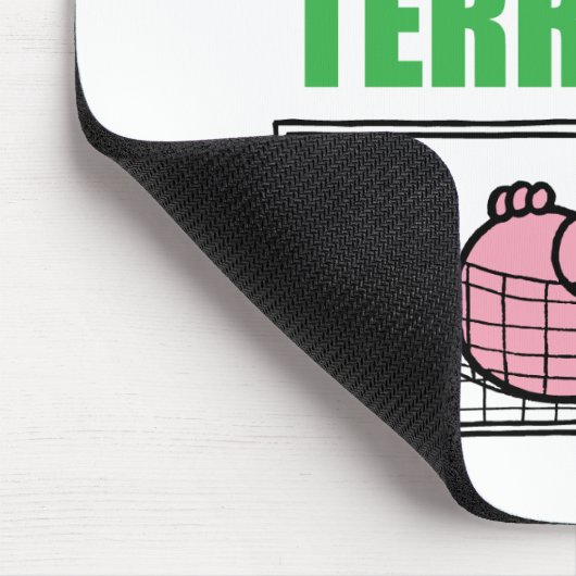 Snurken op de terrassen! muismat (Hoek)