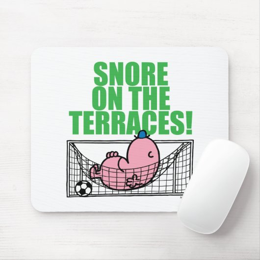 Snurken op de terrassen! muismat (Met muis)
