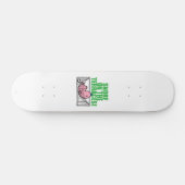 Snurken op de terrassen! skateboard (Horizontaal)
