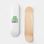 Snurken op de terrassen! skateboard (Voorkant)