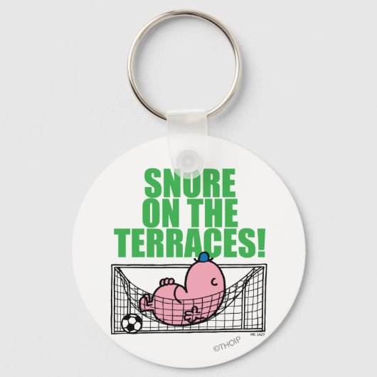Snurken op de terrassen! sleutelhanger (Voorkant)