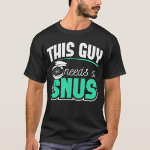 SNUS gift rookvrij stoppen met roken anti nicotine T-shirt