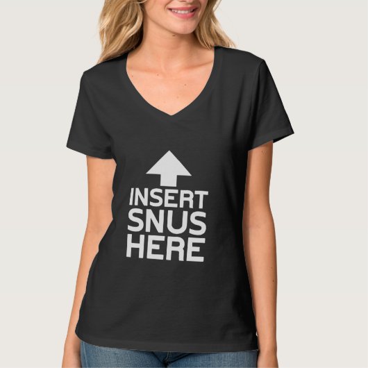 Snus Insert Zweedse snus T-shirt (Voorkant)