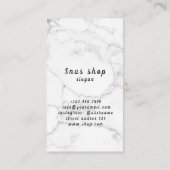 Snus Shop Tabak Vape Rook CBD olie Visitekaartje (Achterkant)