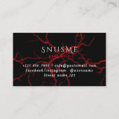 Snus Shop Tabak Vape Rook CBD olie Visitekaartje (Achterkant)