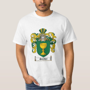 Snyder Family Crest - Snyder Coat of Arms T-shirt
