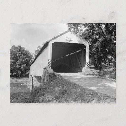 Snyder's Fording Covered Bridge Briefkaart (Voorkant)