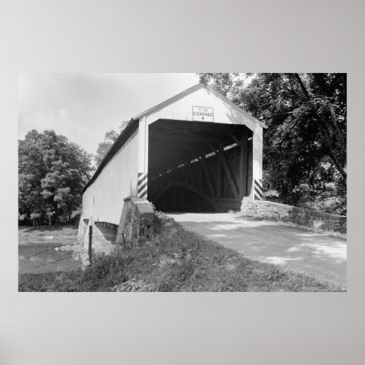 Snyder's Fording Covered Bridge Poster (Voorkant)