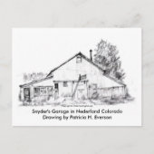 Snyder's Garage, Briefkaart (Voorkant)