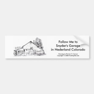 Snyder's Garage, Bumber Sticker