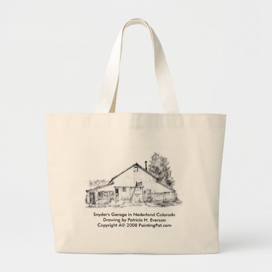 Snyder's Garage, Carry-All Bag Grote Tote Bag (Voorkant)