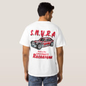 SNYRA Danbury Fair Speedways Vega Stock Car Racing T-shirt (Achterkant volledig)